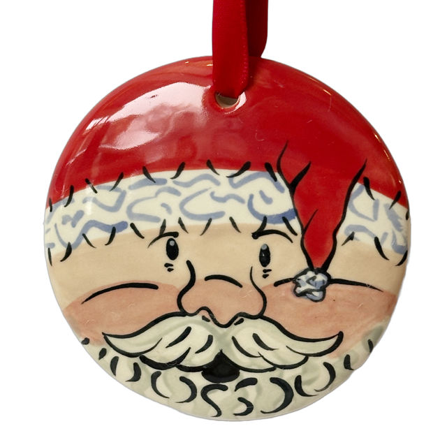 Santa Face - Ornament