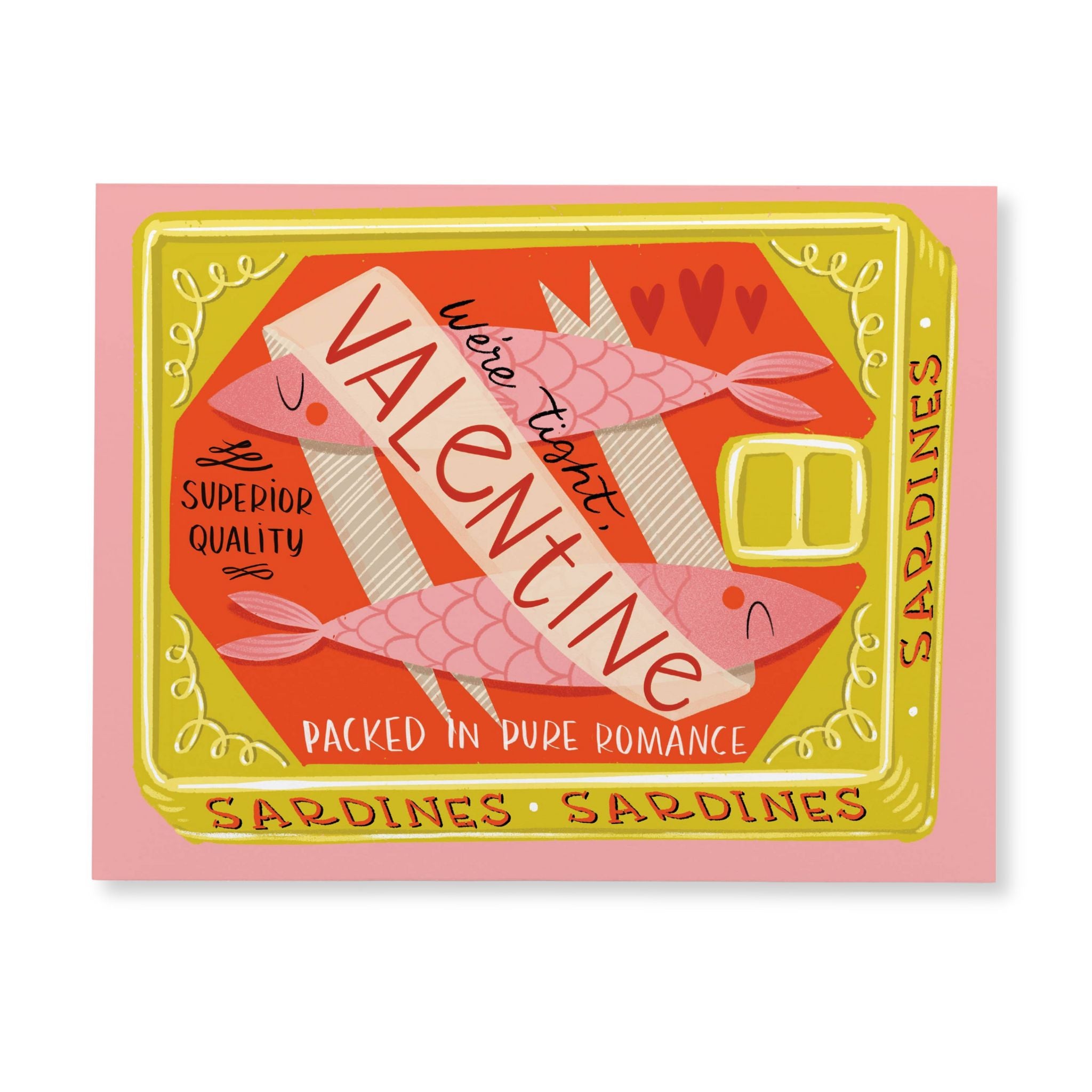 Sardine Valentine Card
