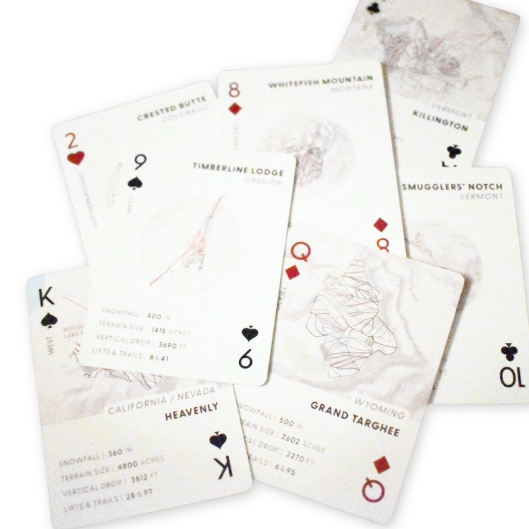 Ski the States – Bucket List Playing Cards