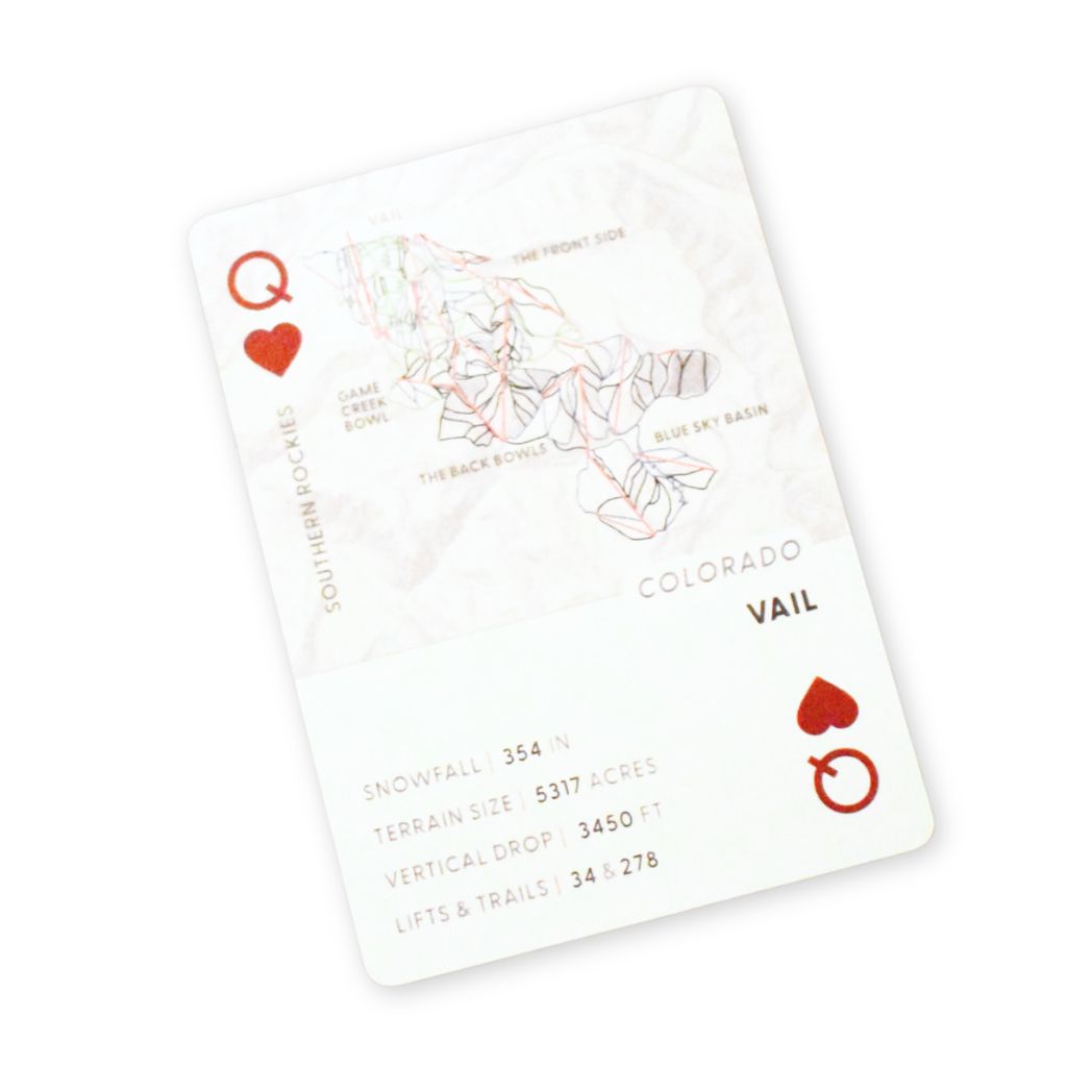 Ski the States – Bucket List Playing Cards