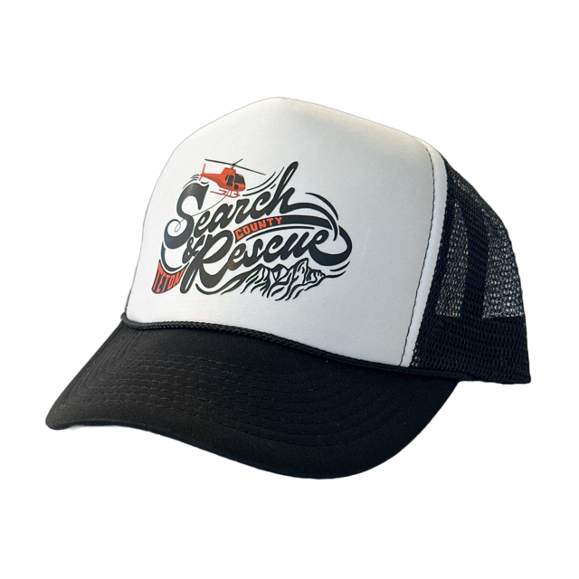 TCSAR Red Heli Classic Foam Trucker Hat