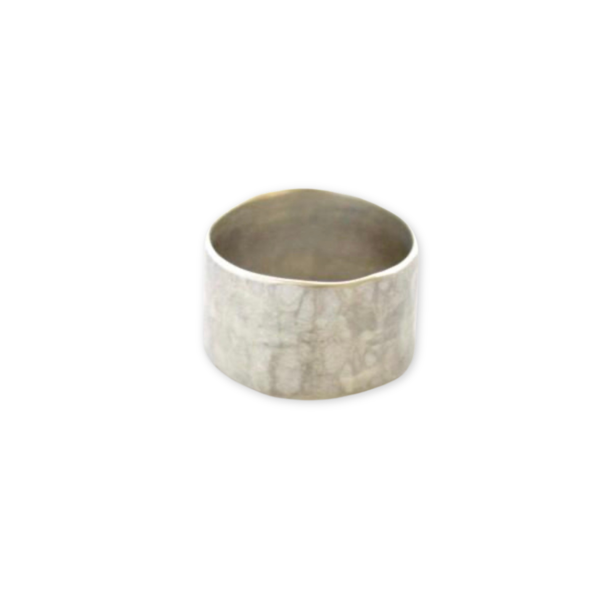 thick silver ring band