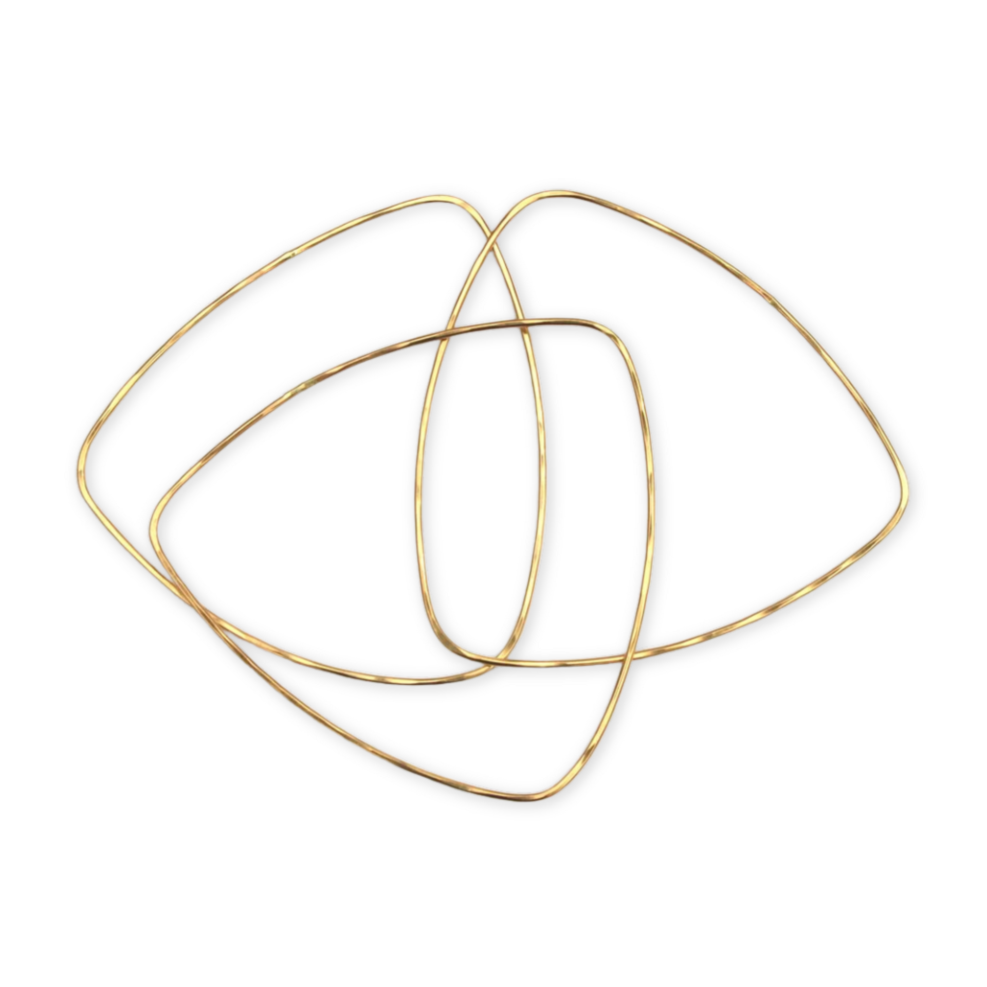 【激安】SHIPS Elaine Tahe TRIANGLE BANGLE Elaine Tahe Sterling Silver Triangle Wire Imprinted 5.5mm