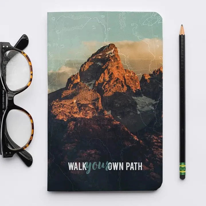Grand Teton Notebook - Walk Your Own Path