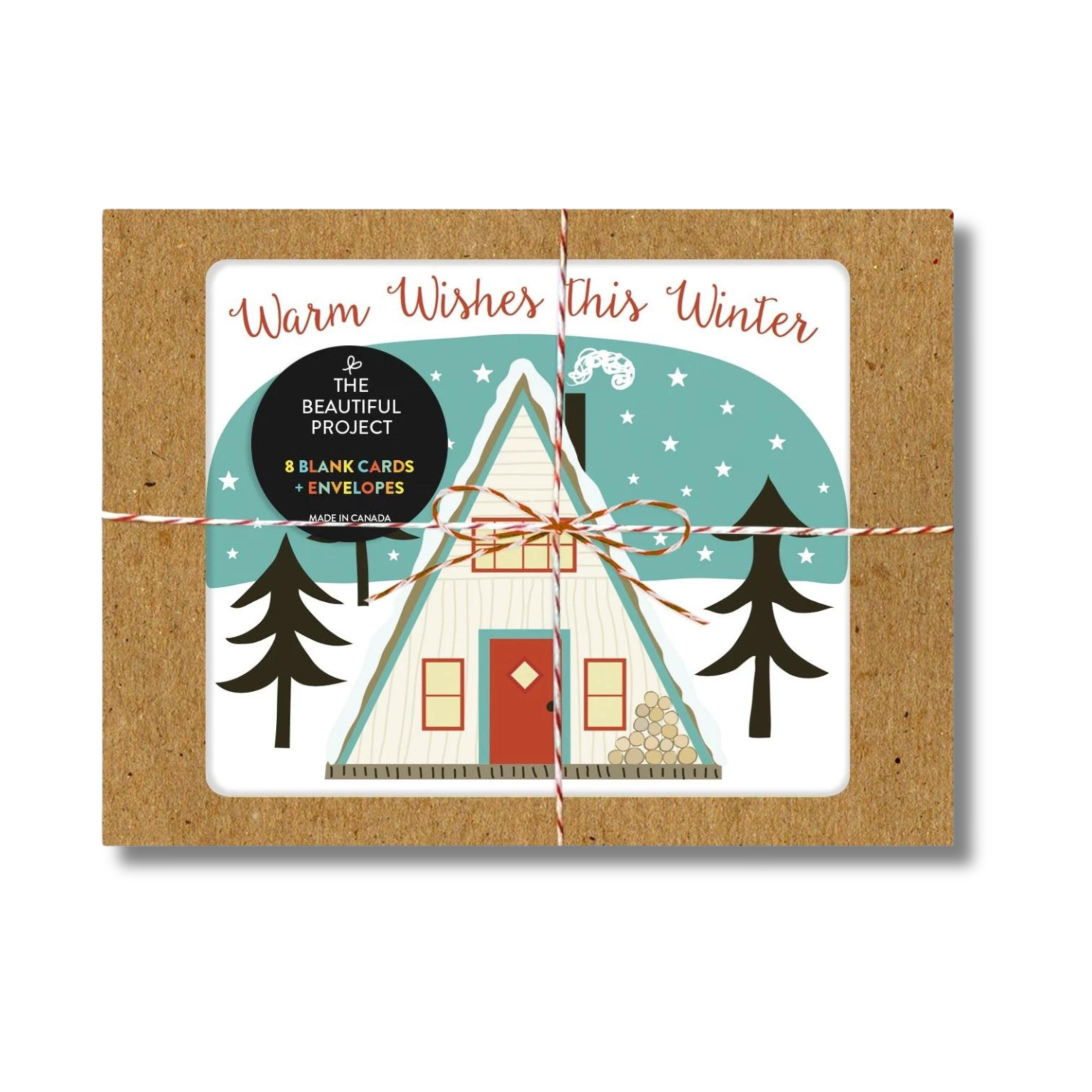 A-Frame Cabin Holiday Wishes Boxed Set