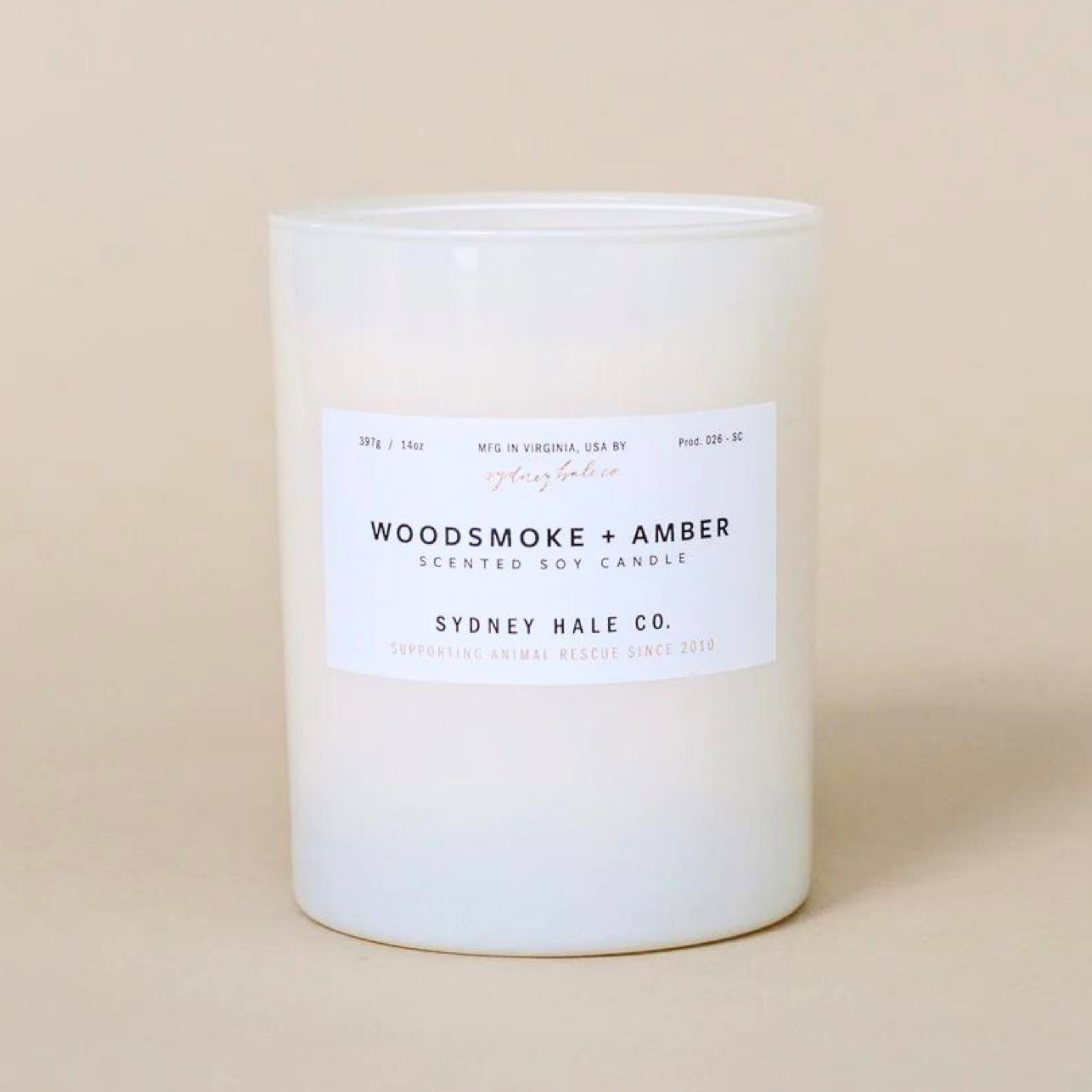Sydney Hale Candle Woodsmoke & Amber