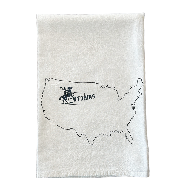 Wyoming USA Tea Towel