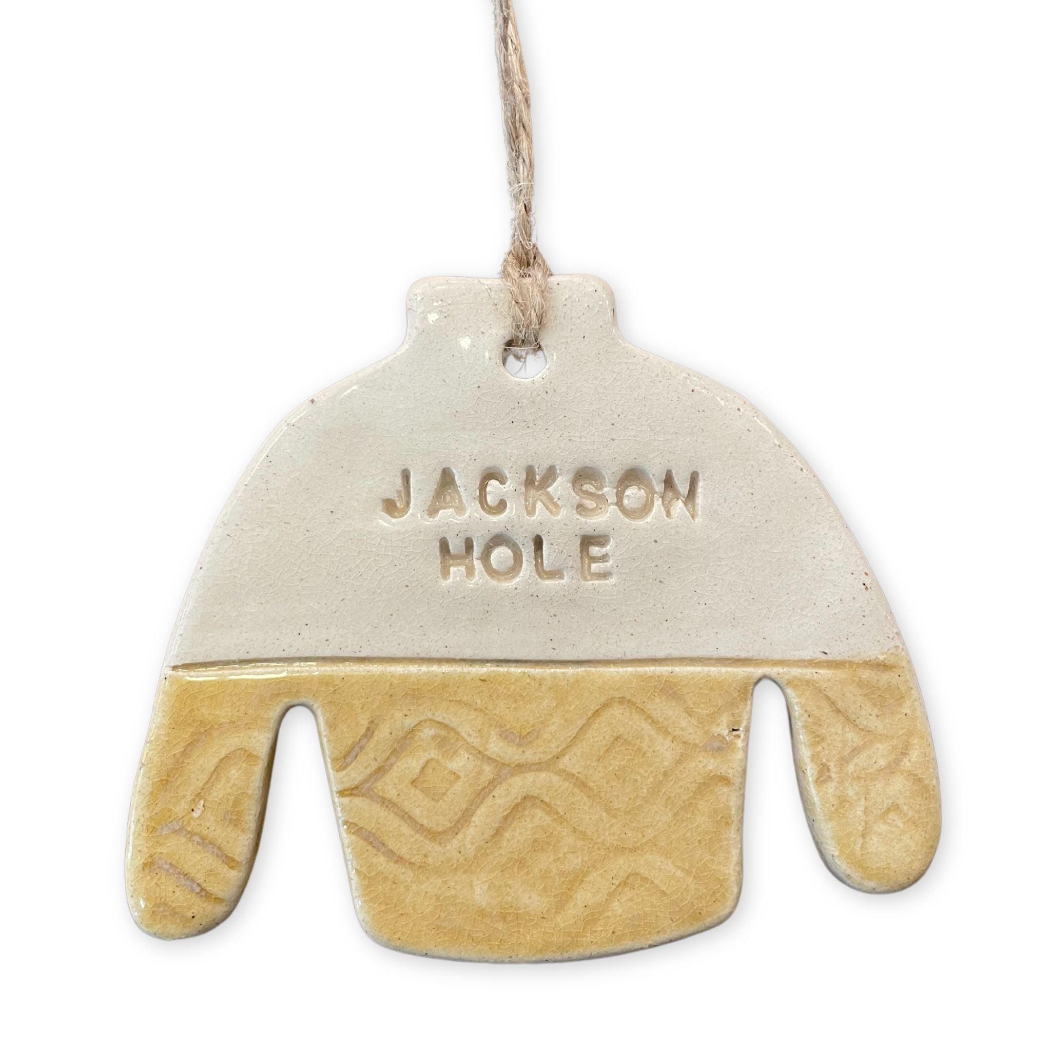 Jackson Hole Ski Sweater Ornament