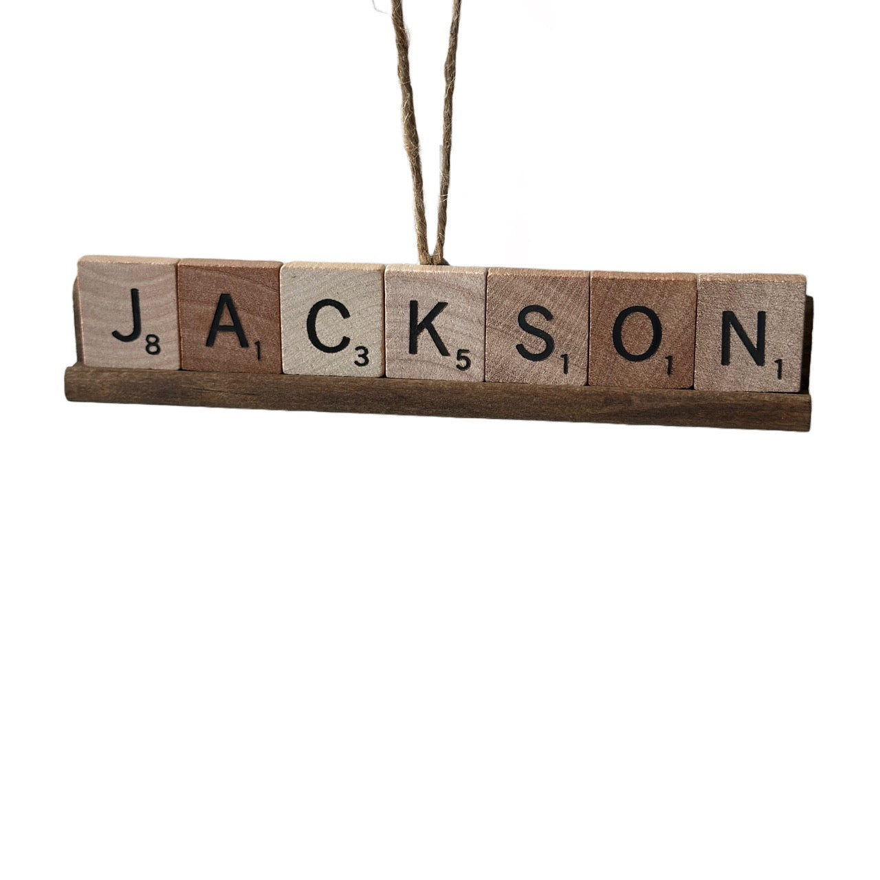 Jackson Scrabble Ornament
