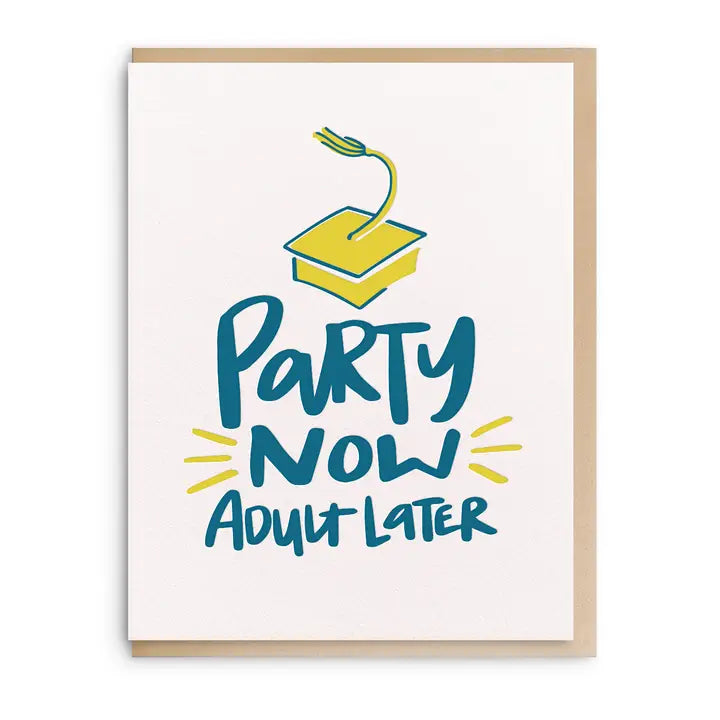 Party Now Graduation Card