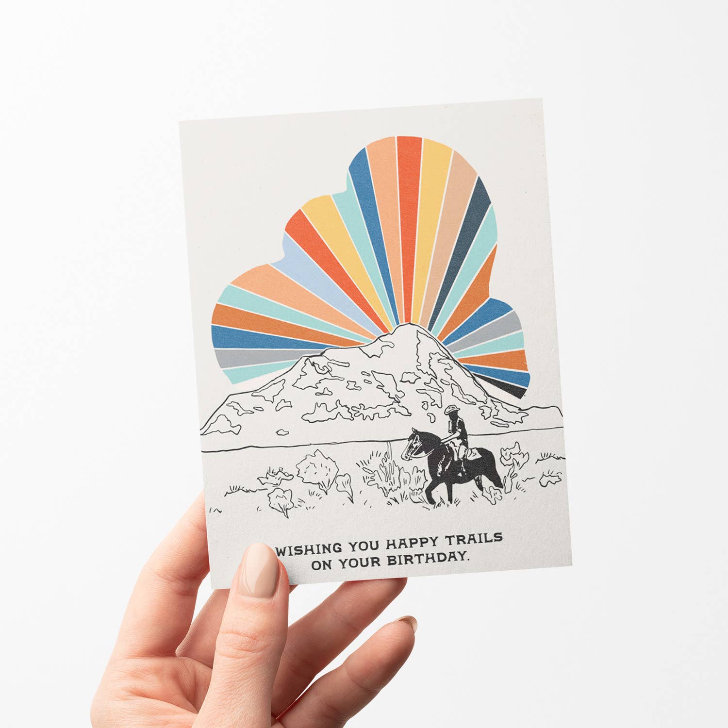 Cosmic Cowboy Birthday Greeting Card