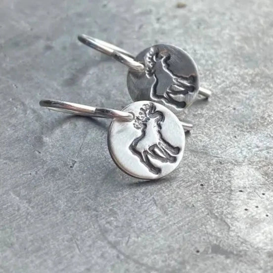 Moose Dangle Earrings