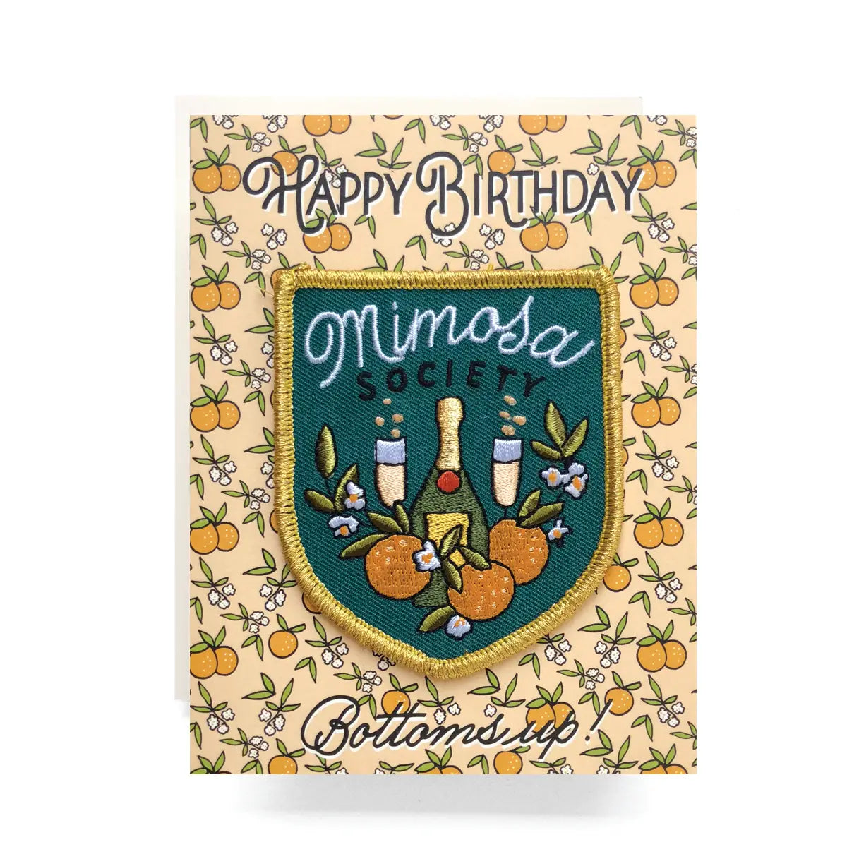 Patch Greeting Card Mimosa Birthday