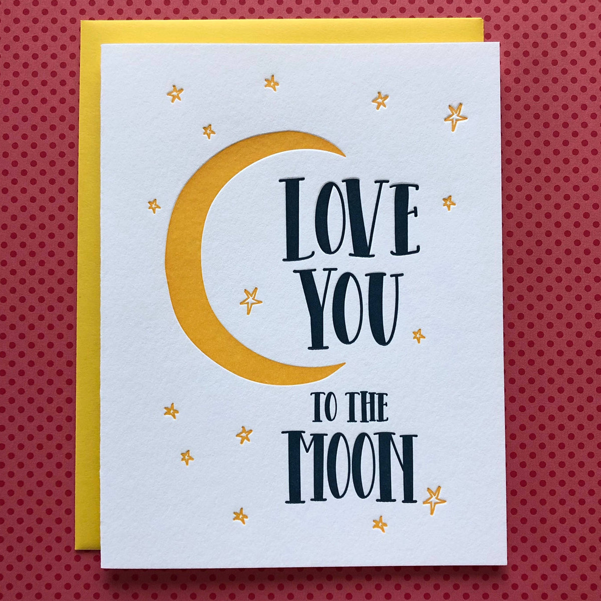 Love you to the Moon Card