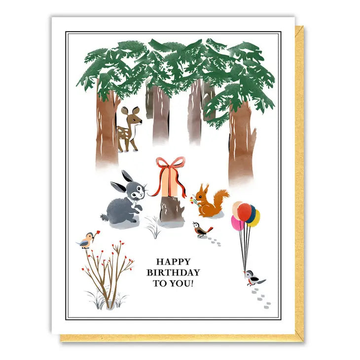 Forest Birthday Card