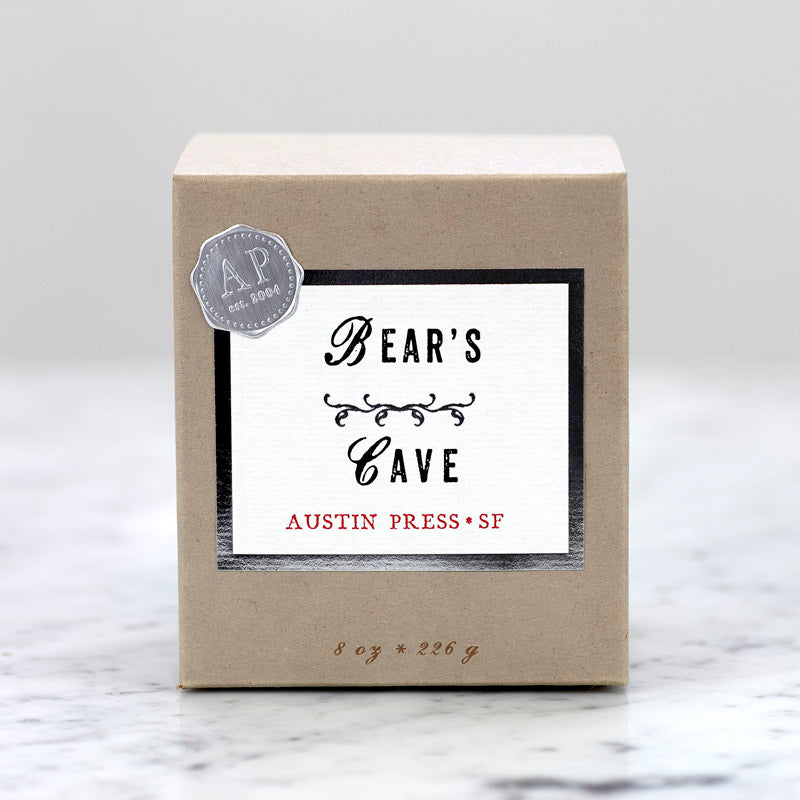 Austin Press Candle - Bear&#39;s Cave Candle