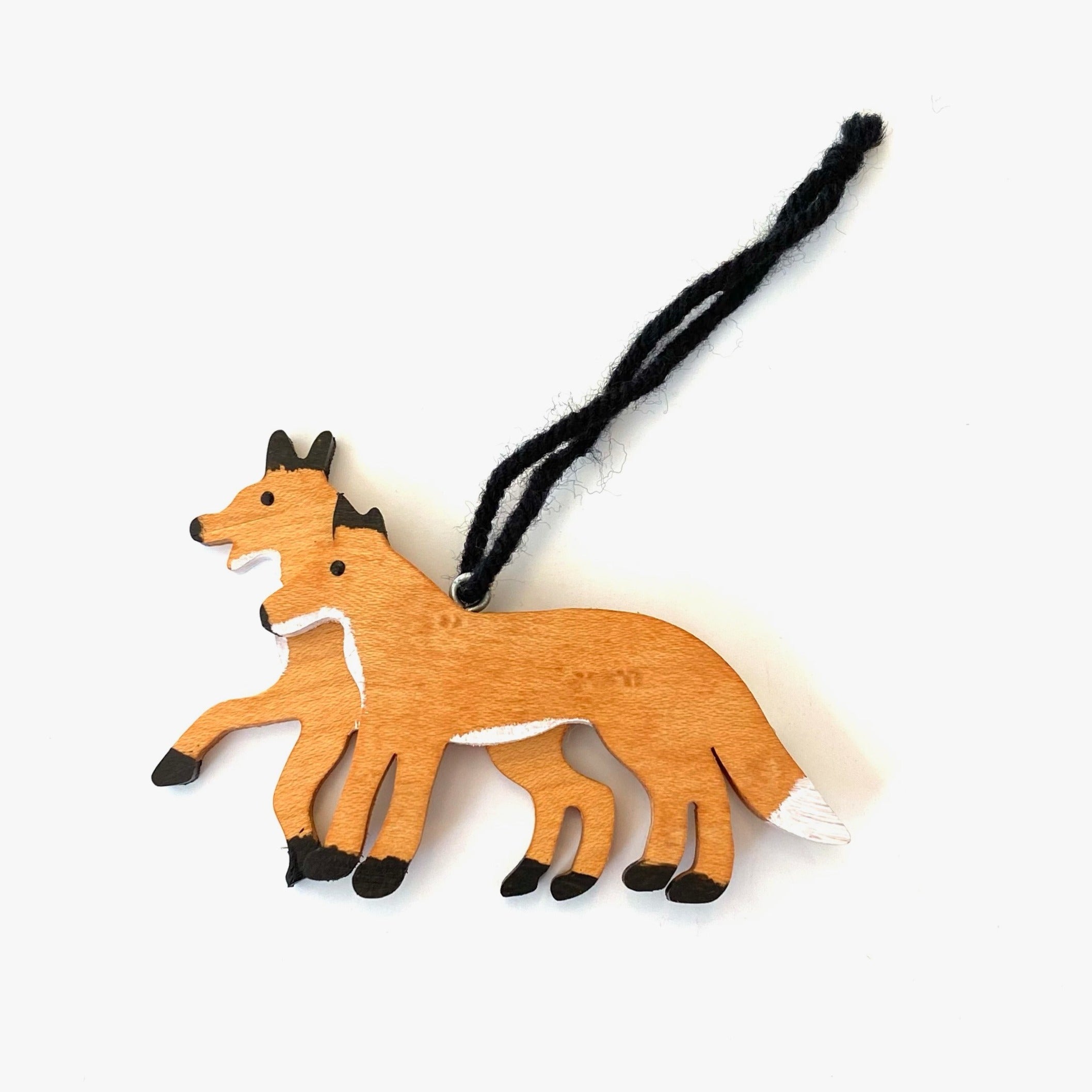 Hand Crafted Fox Ornament