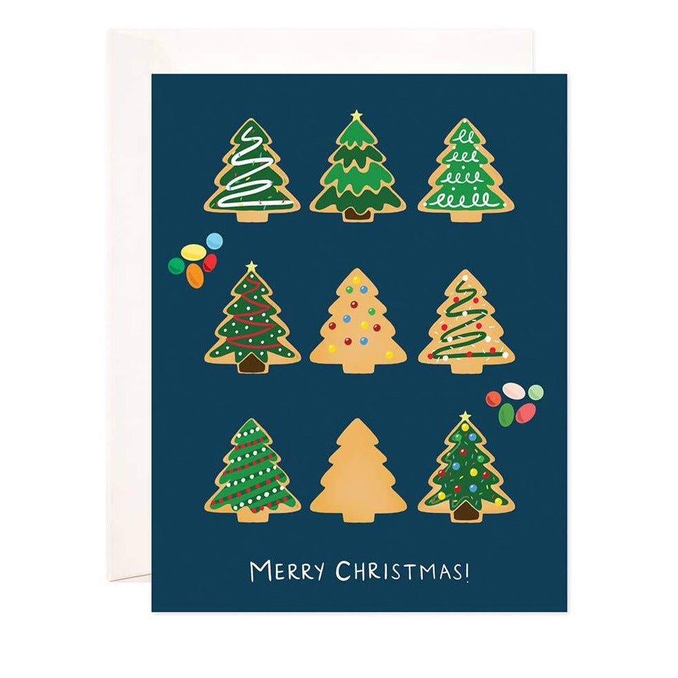 X-Mas Tree Cookie Card