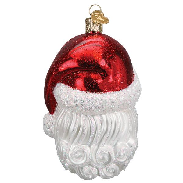 Santa With A Mask Ornament