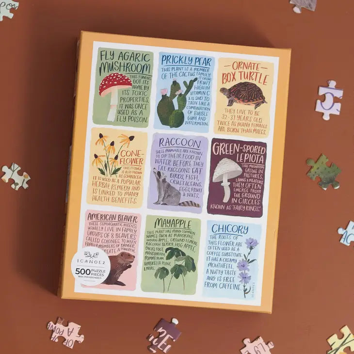 Flora &amp; Fauna Facts Puzzle