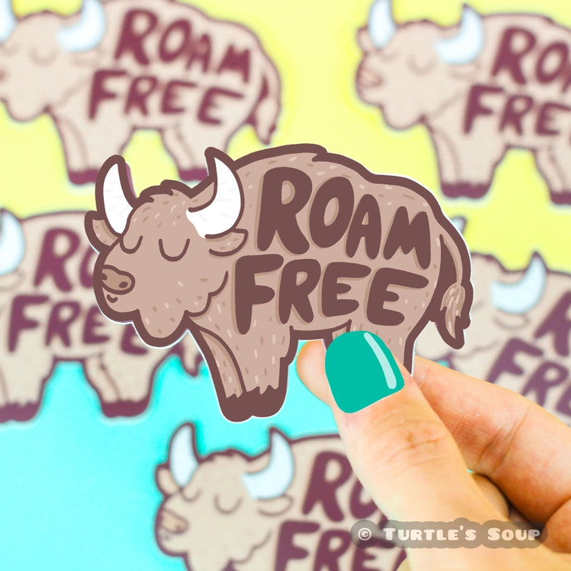 Roam Free Sticker