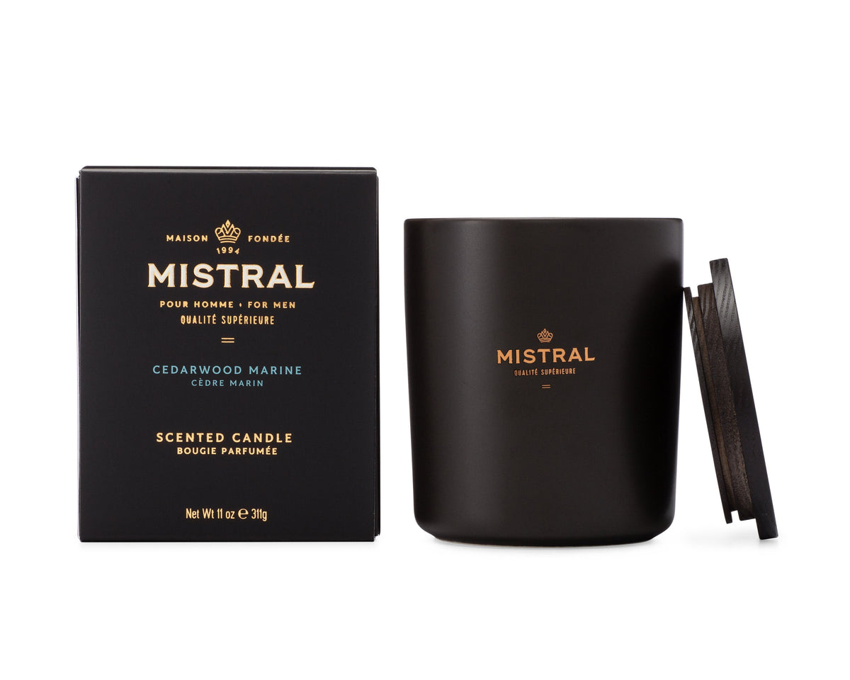 Mistral Candle - Cedarwood Marine