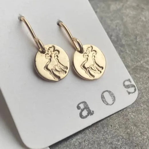Moose Dangle Earrings