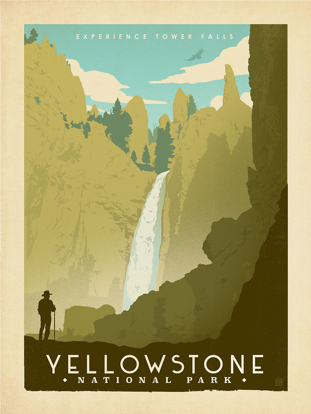 Yellowstone Falls Print