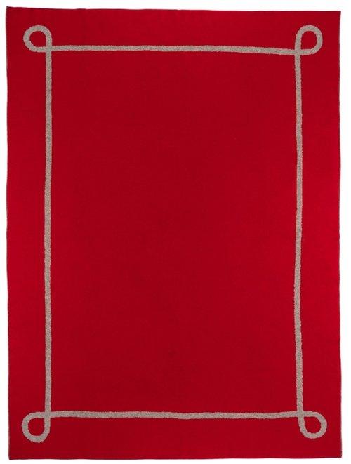 Crimson Cashmere Blanket
