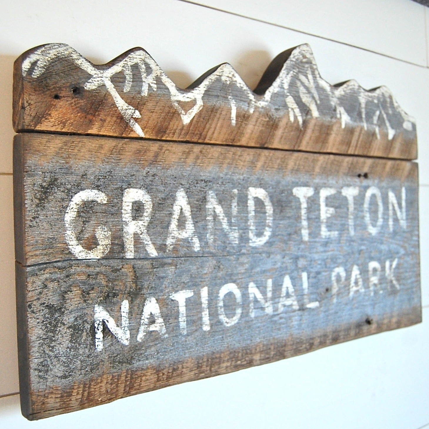 Grand Teton Barnwood Sign