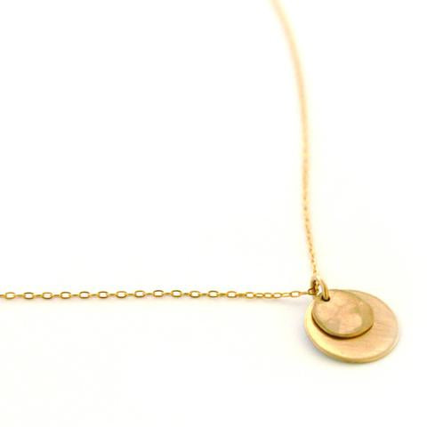 Double Disc Necklace