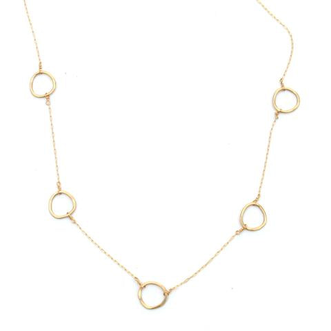 Floating Free Form Necklace