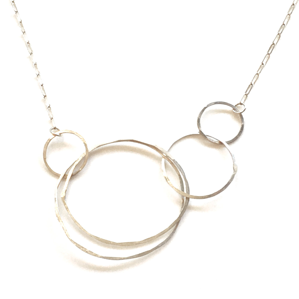 Asymmetric Circle Necklace