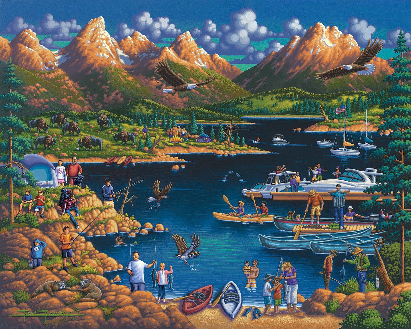 Grand Teton National Park Traditional Puzzle