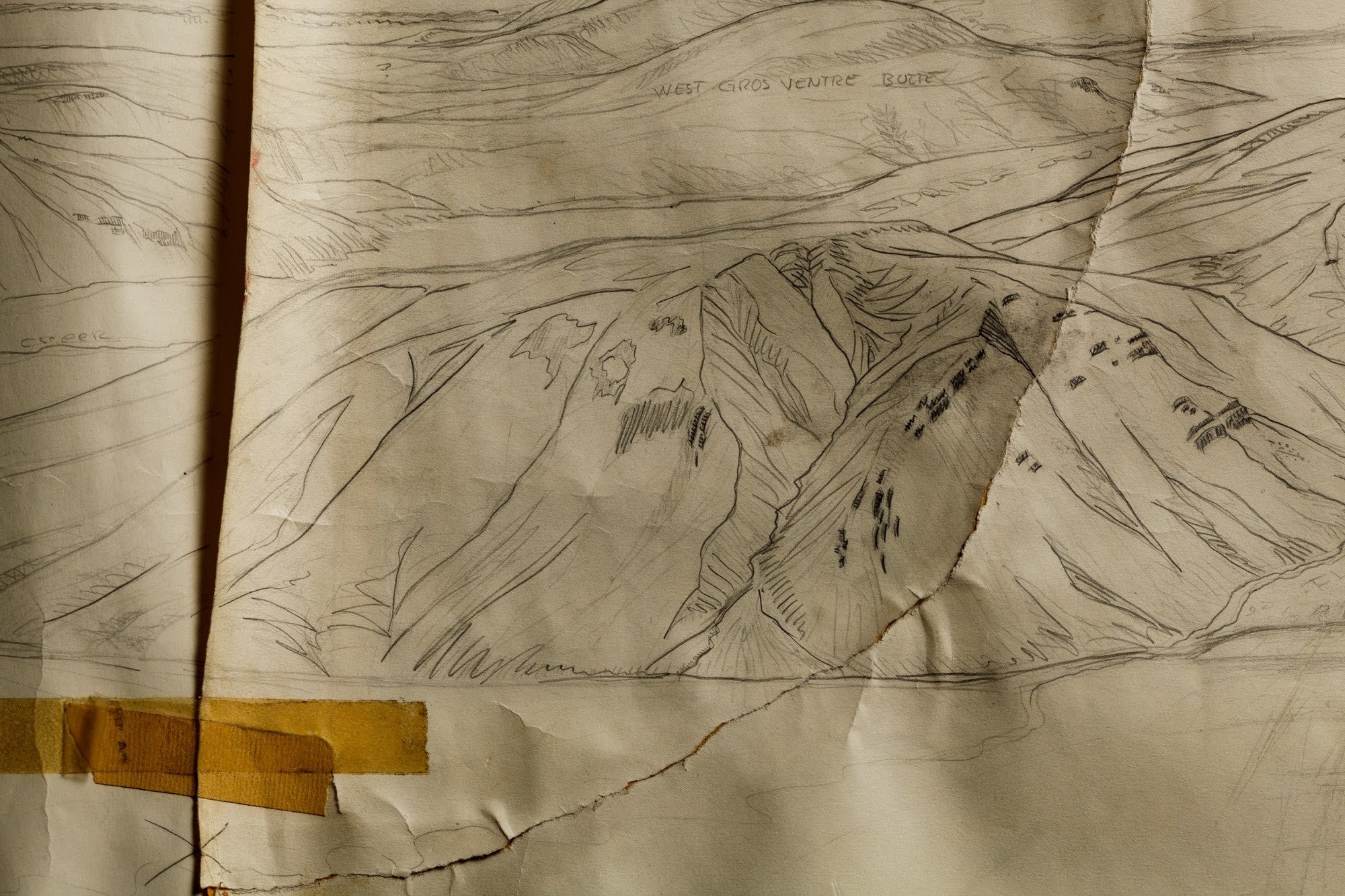 Jackson Hole Physiographic Map - Grant "Tiny" Hagen