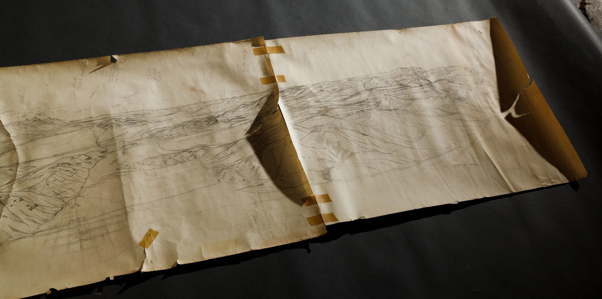 Jackson Hole Physiographic Map - Grant &quot;Tiny&quot; Hagen