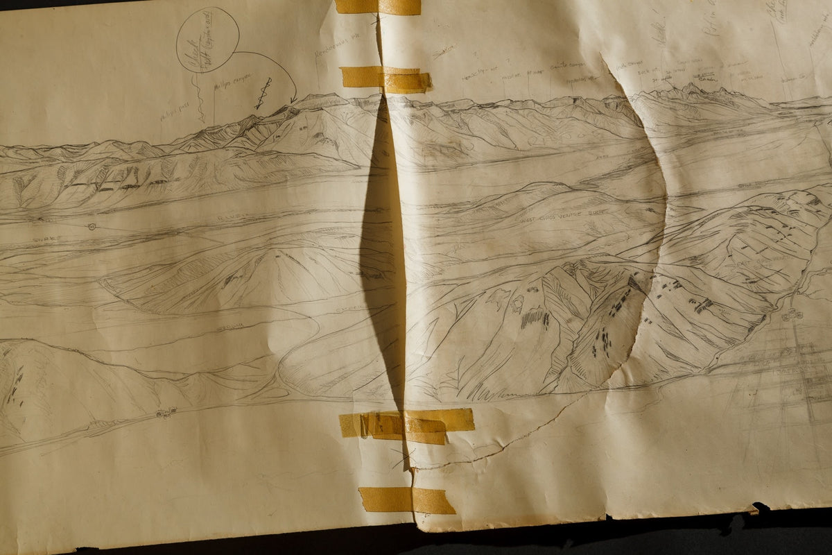 Jackson Hole Physiographic Map - Grant &quot;Tiny&quot; Hagen