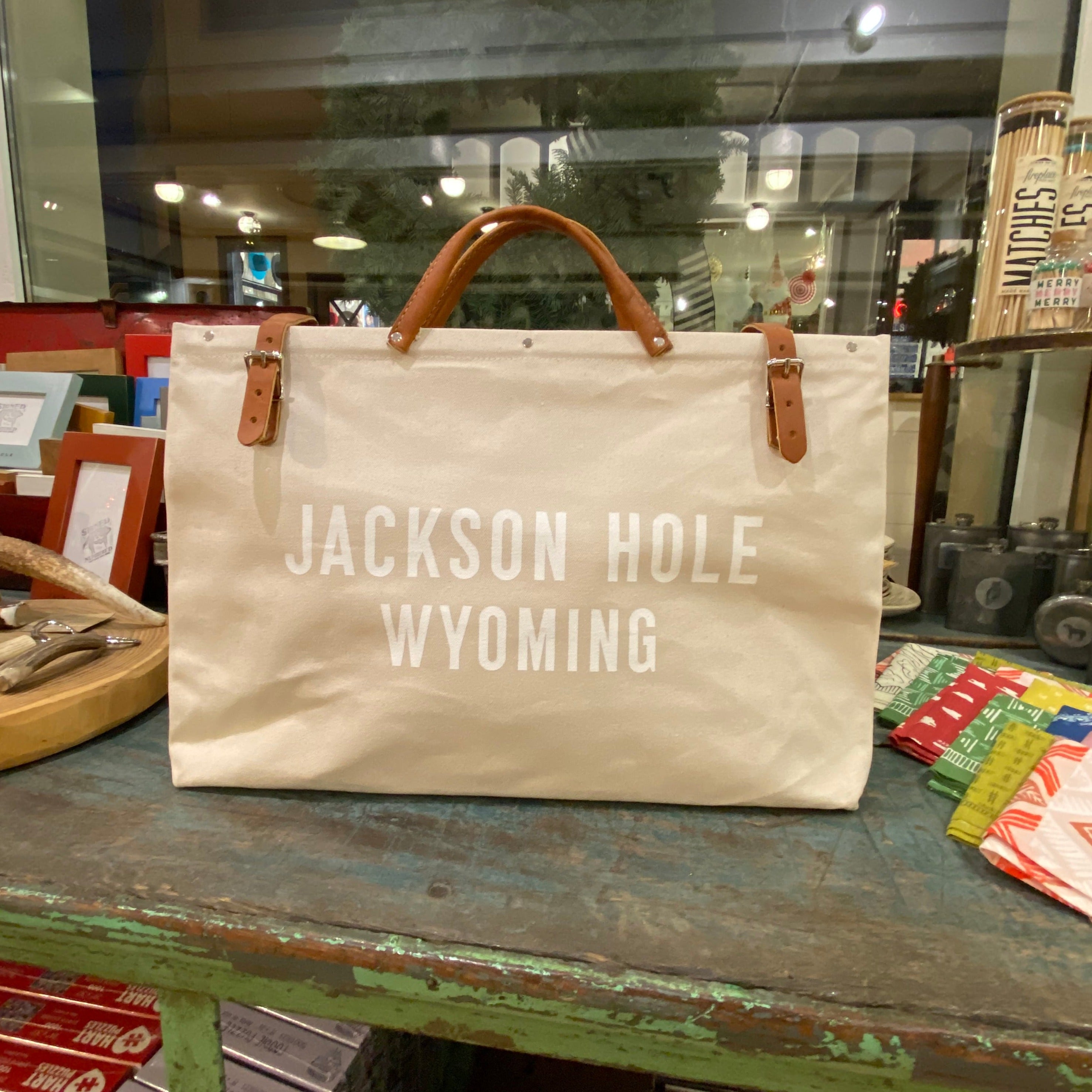 Jackson Hole Tote- Ivory