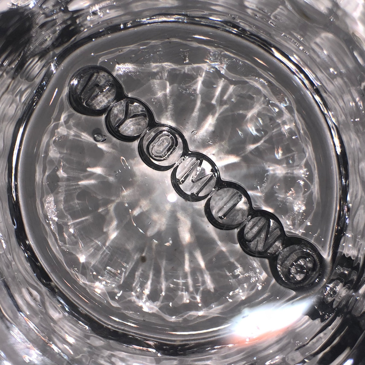 Hand Blown Rocks Glass