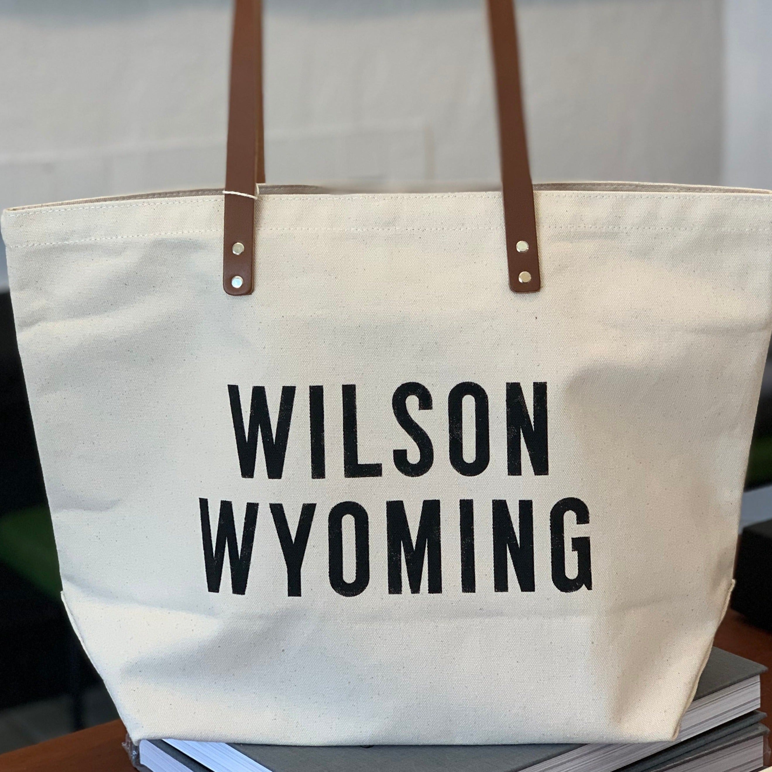 Wilson, Wyoming Tote Black