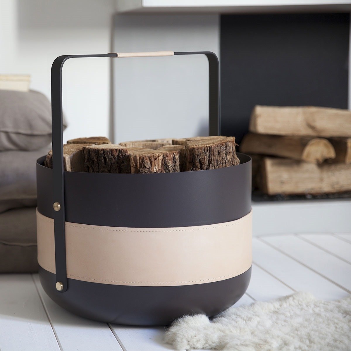 Wood Basket - Natural