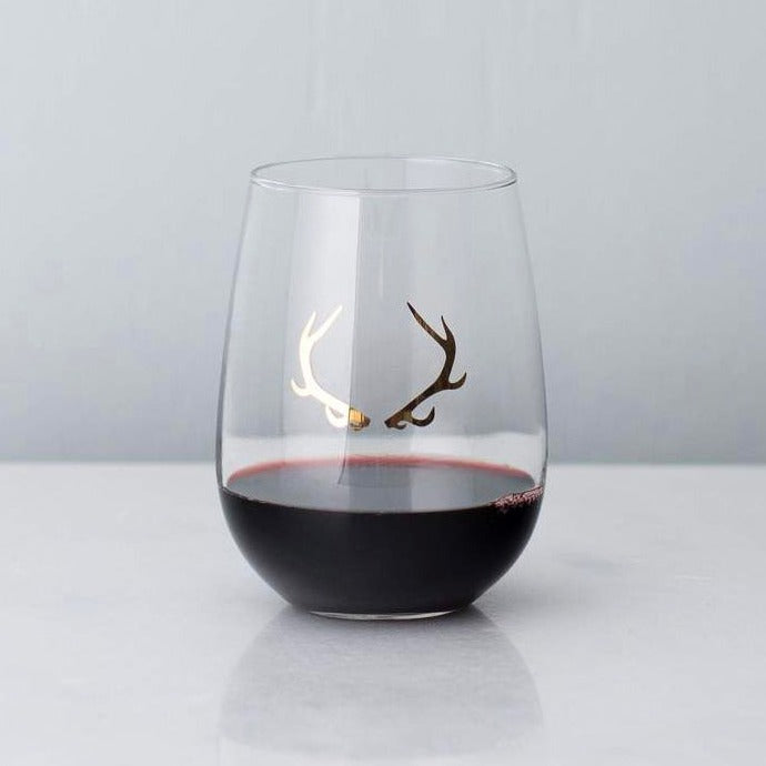 20k Gold Antler Wine Glass