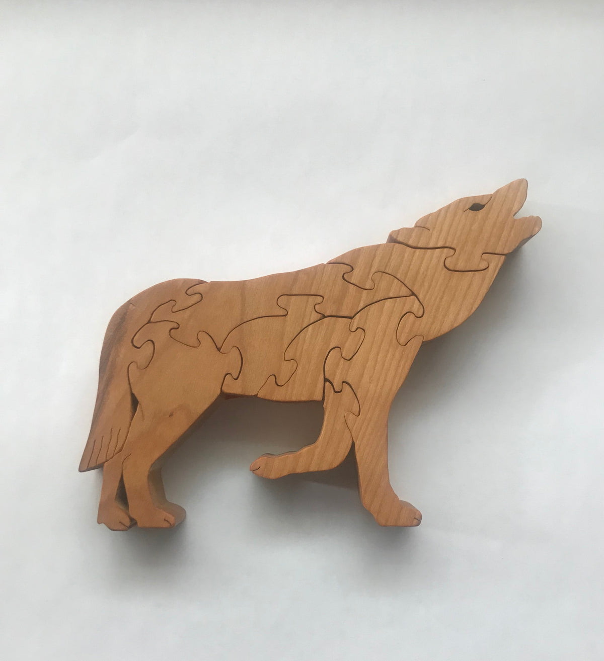 Wooden Wolf Puzzle