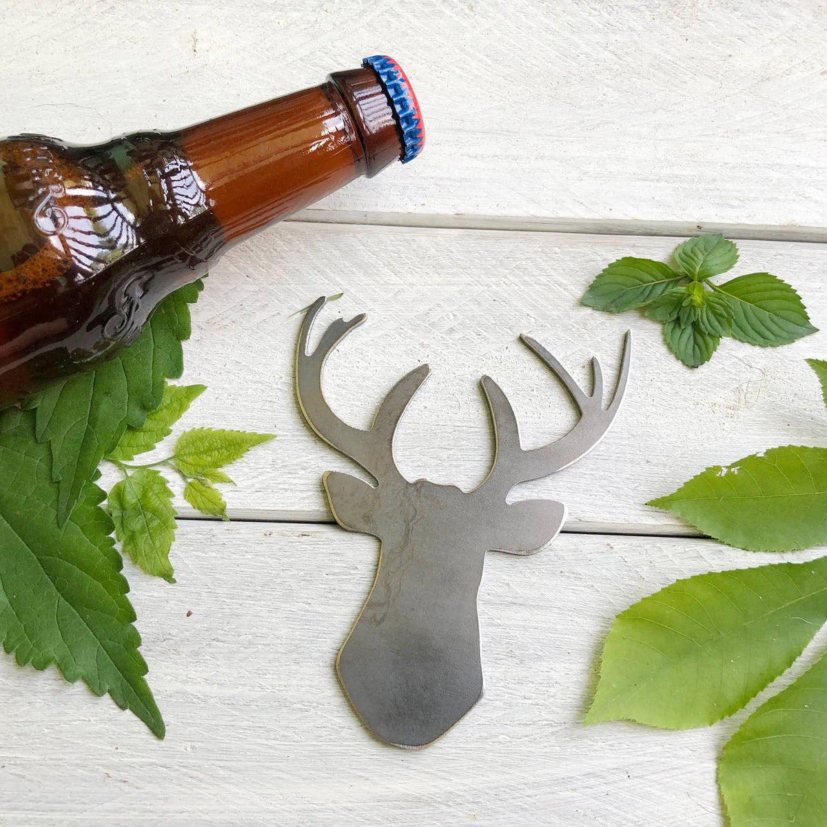 Metal Bottle Opener - Deer