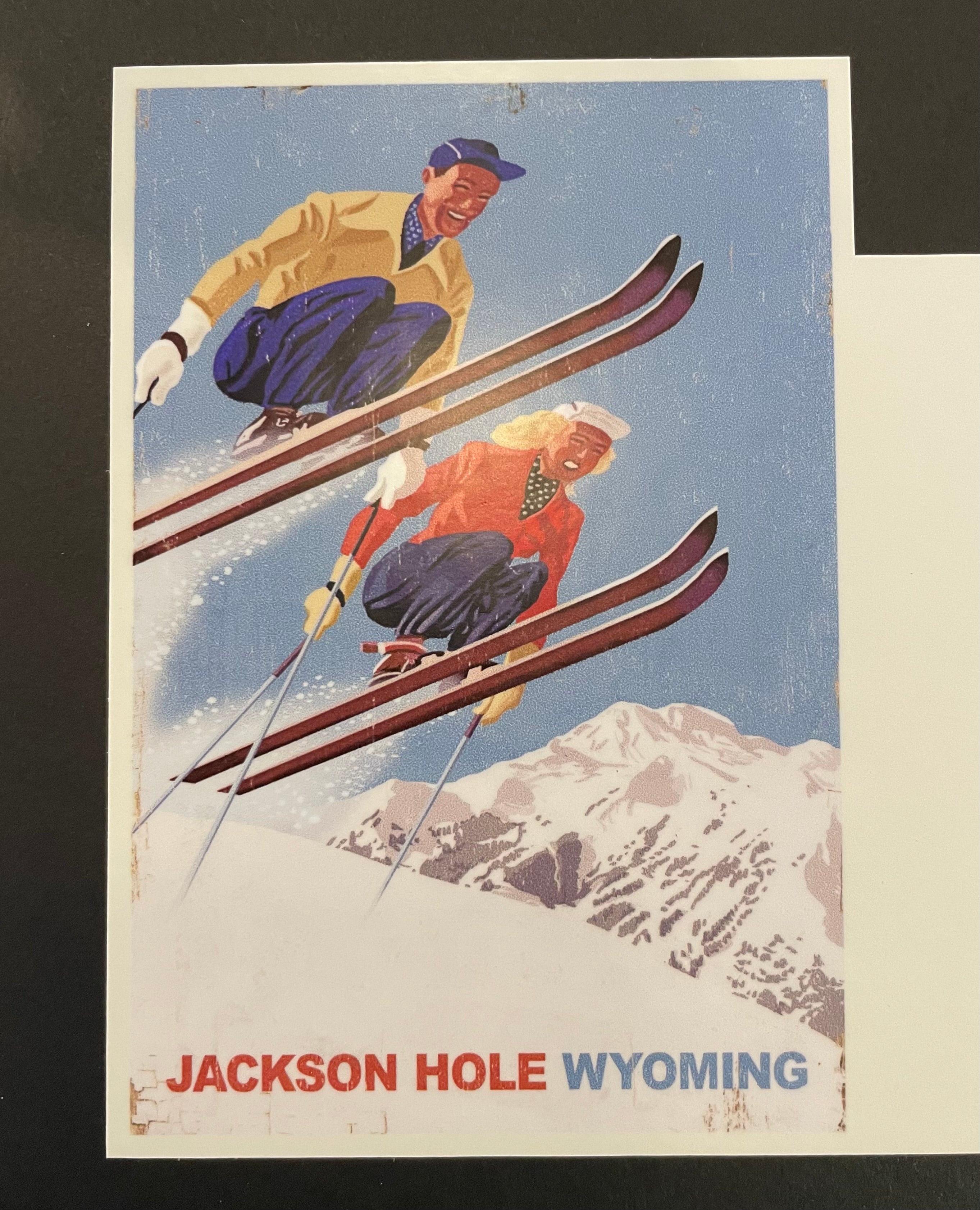 Jackson Hole Vintage Ski Puzzle