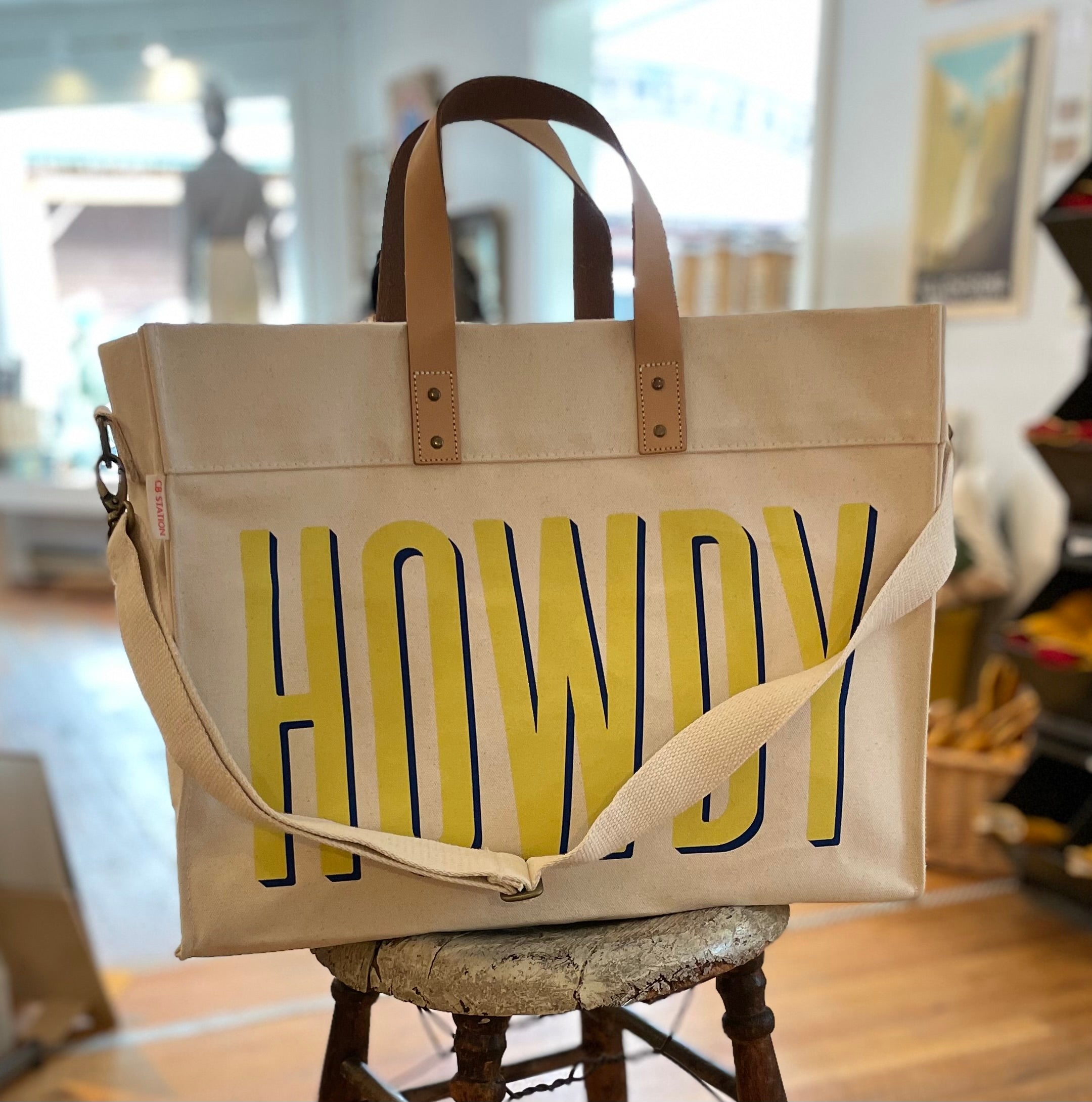 Howdy Tote - Yellow Shadow