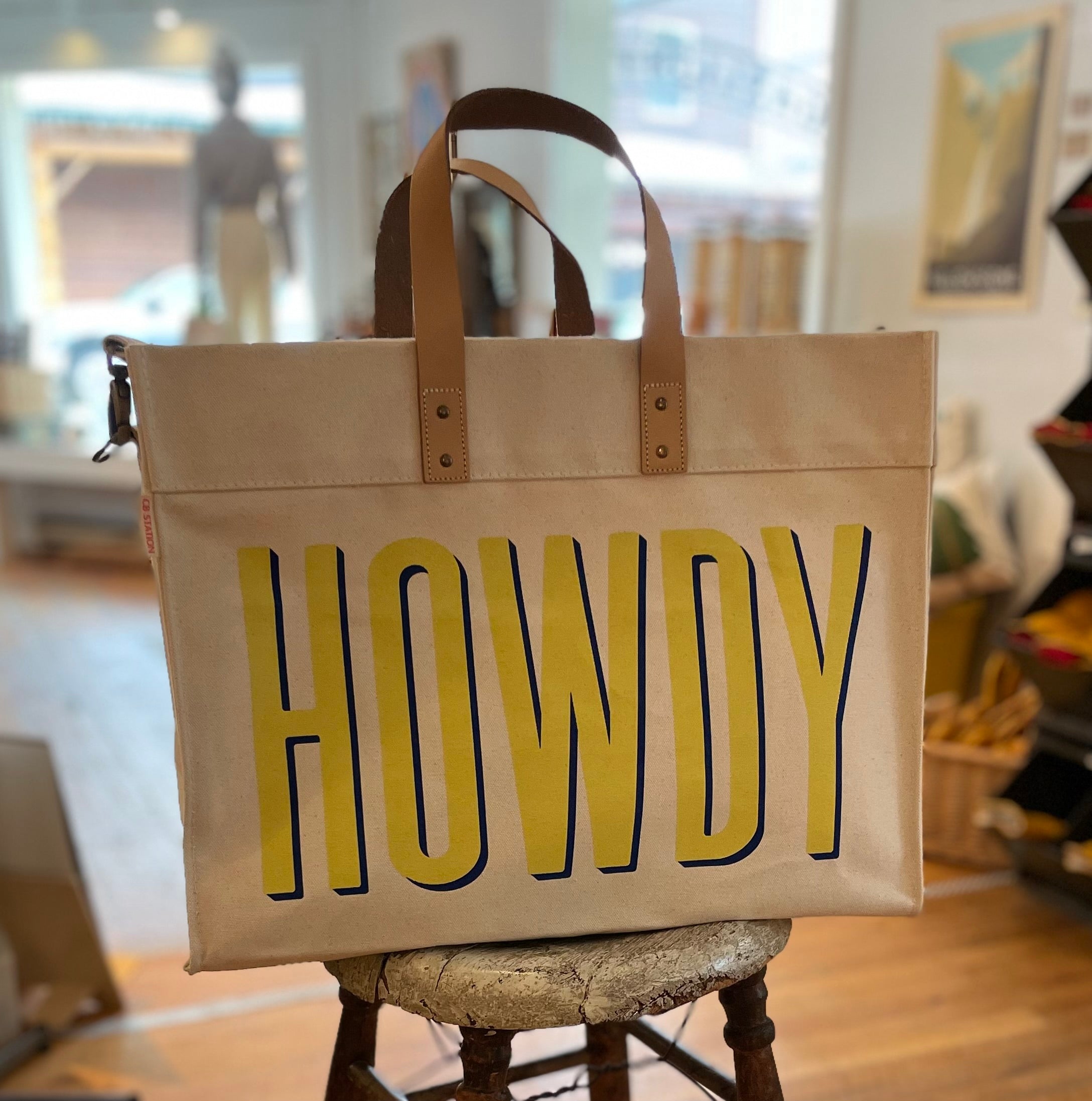Howdy Tote - Yellow Shadow
