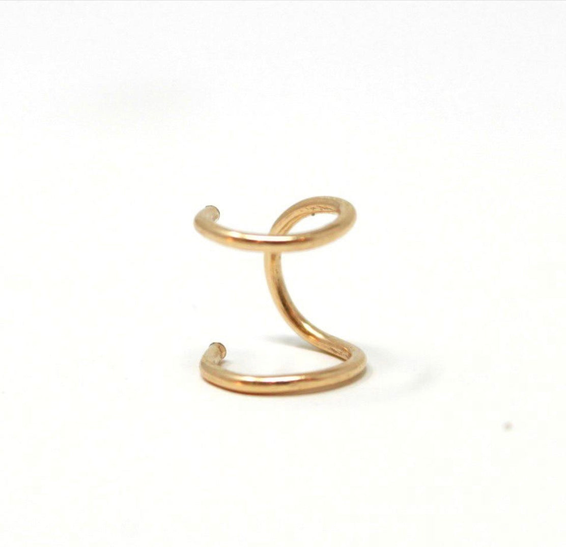 Faux Double Piercing Ear Cuff