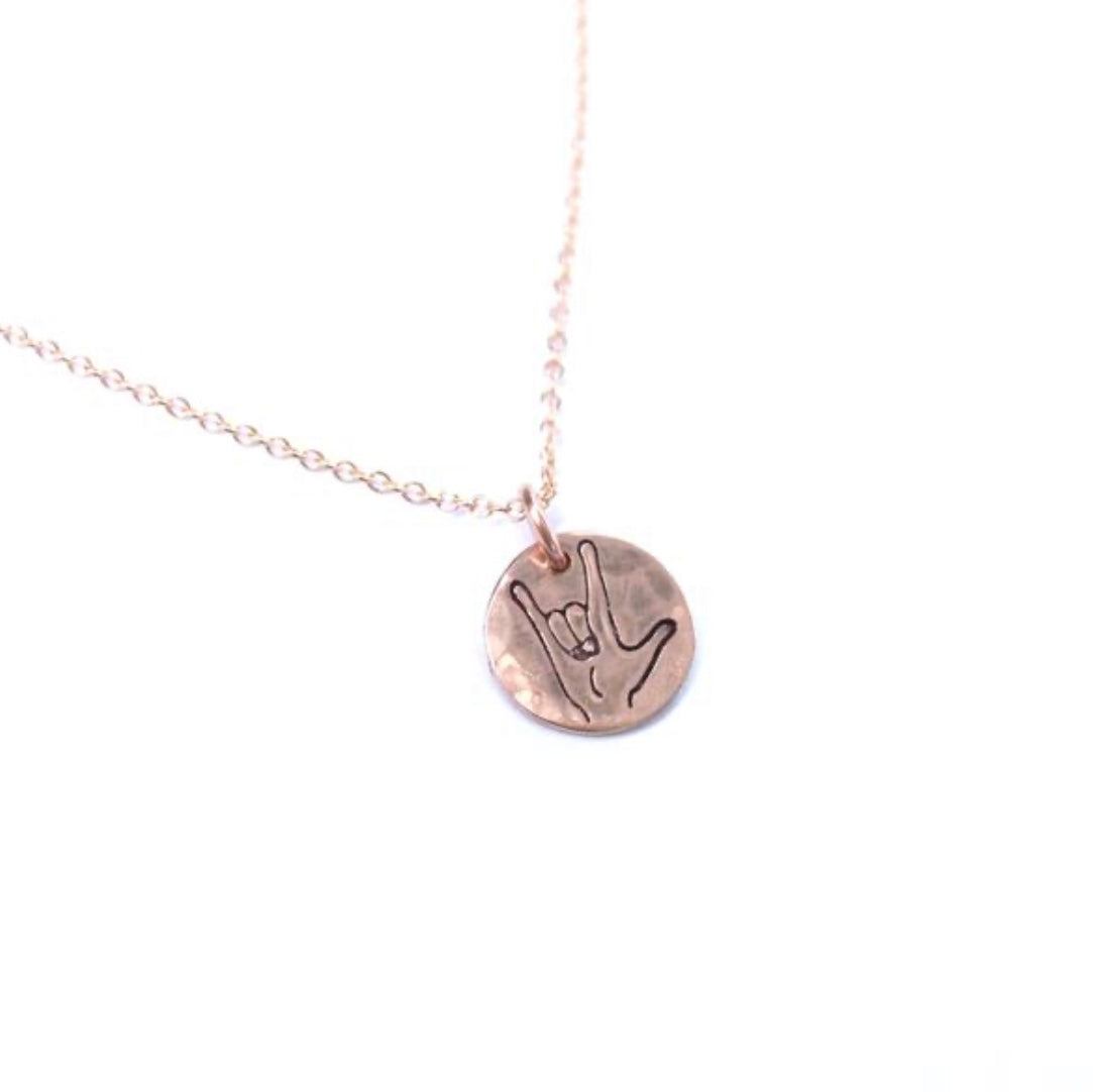 I Love You Necklace