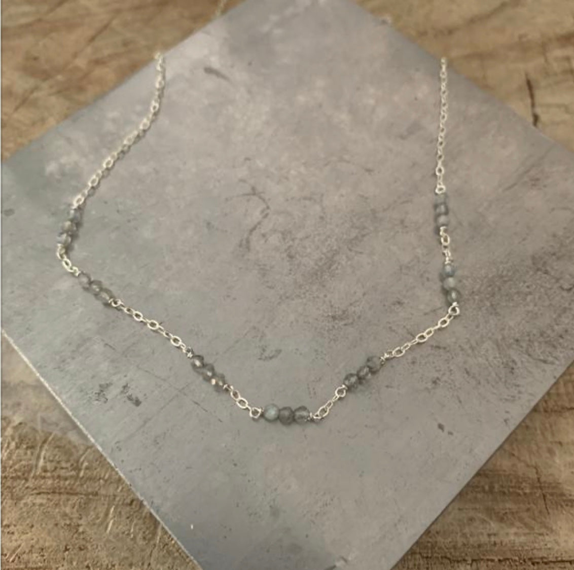 Morse Code "Mom" Necklace
